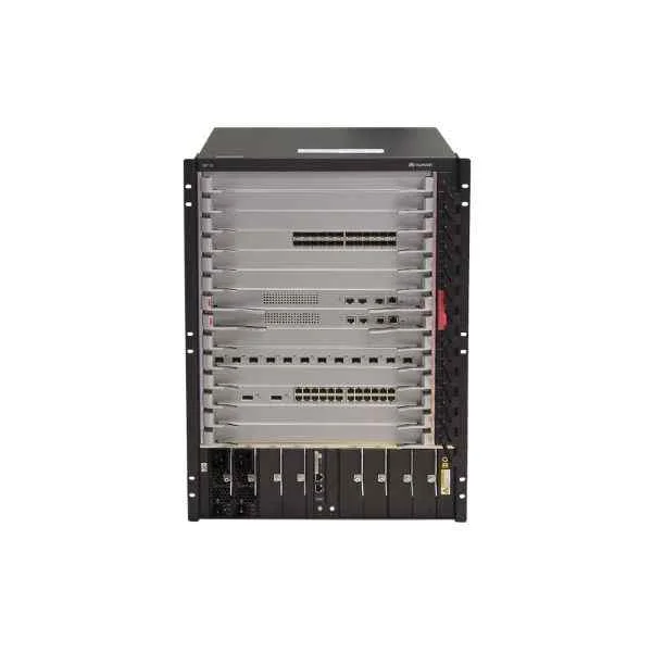 Huawei S9712 Basic Engine AC Bundle(Including Assembly Chassis*1,SRUC Main Board*2,2200W AC Power*2,48-Port 100/1000BASE-X Interface Card(X1E,SFP)*1,Basic Software*1)
